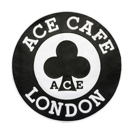 Ace Cafe ロンドン、ワッペン、レザー、350mm