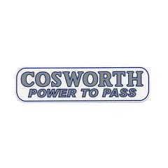 COSWORTH コスワース・POWER TO PASS・ロゴ・ステッカー・Sサイズ