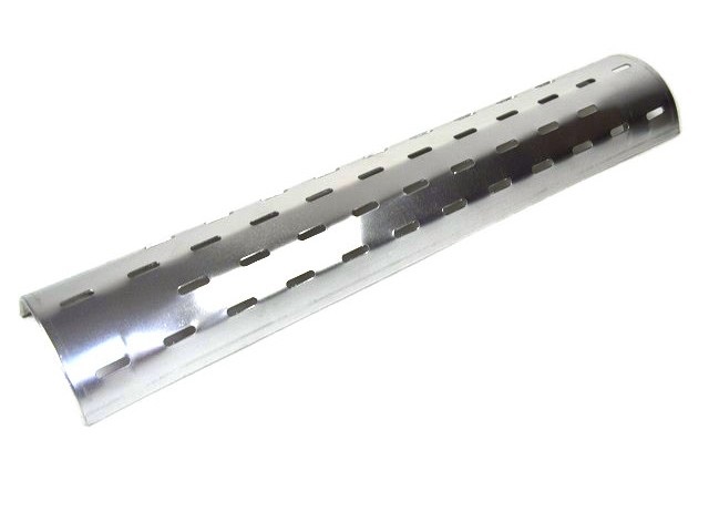 サイレンサーガード、4" (101.6 mm 直径対応)、シルバー仕上げ、ケーターハム