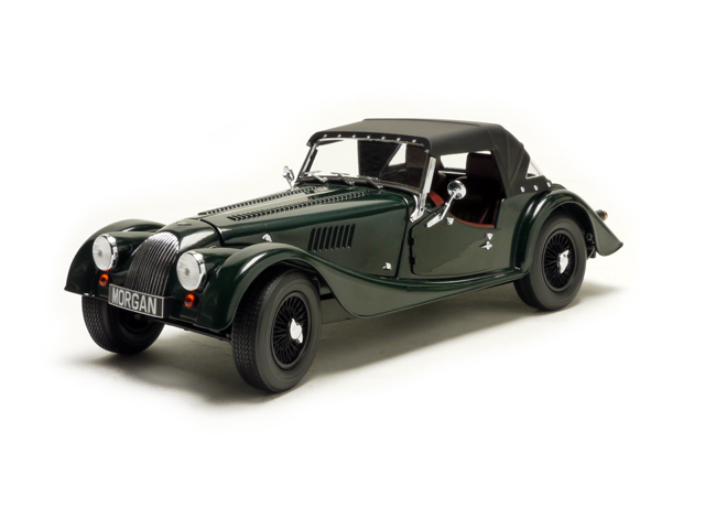 モデルカー、1/18スケール、京商 製、モーガン 4/4、グリーン モデルカー、1/18スケール、京商 製、モーガン 4/4、グリーン