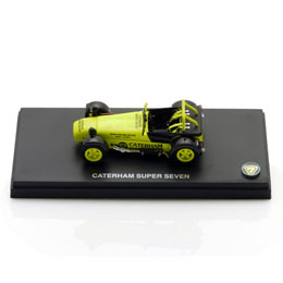 モデルカー、1/43、京商 製、CATERHAM SUPER7、JPE イエロー | British