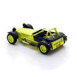 モデルカー、1/43、京商 製、CATERHAM SUPER7、JPE イエロー | British