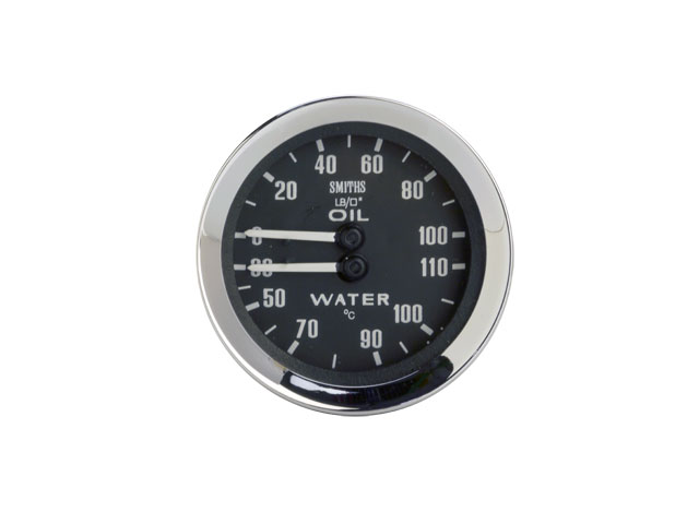 ★激安!★SMITHS スミス 水温計 WATER TEMP 52φ 追加メーター 機械式 センサー付き 汎用 ローバーミニ 等 点灯OK / 2P6-618 SMITHS WATER TEMPERATURE GAUGE - SMITHS-GAUGES